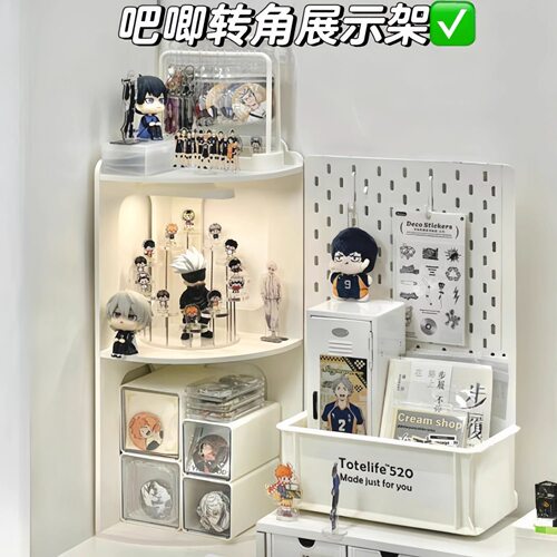 宿舍桌面转角分层收纳置物架