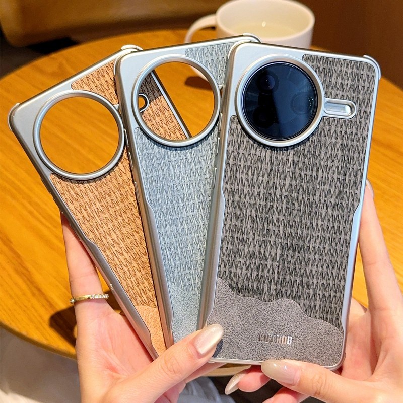 适用于红米K80Pro手机壳潮牌山峰系列红米k80新款皮质硬壳Redmi k80pro防摔情侣奢华保护套风景自带磁吸