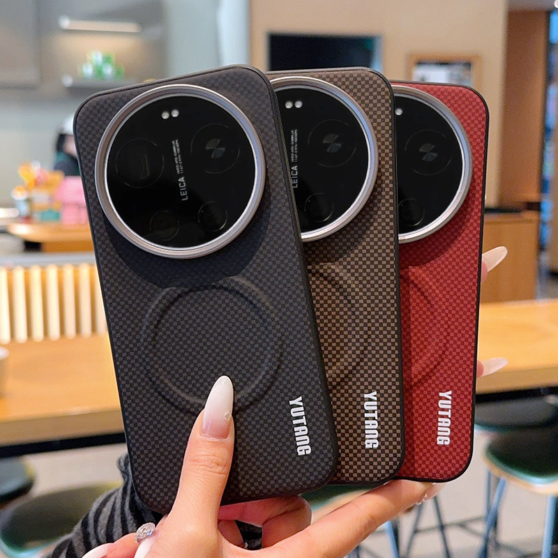 适用于小米17Ultra手机壳点点纹14ultra新款防摔Xiaomi 17ProMax钛灰金属镜头按键小米15Ultra磁吸小米17硬壳