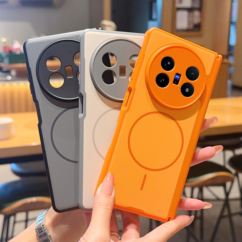 适用于vivoxfold5手机壳新款彩盾磁吸XFold5磨砂肤感双中轴VIVO XFold3折叠高端镜头全包vivoxfold3pro保护套