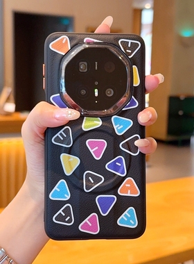 适用于华为Mate70RS非凡大师手机壳形状黑色Mate40保时捷磁吸立体华为mate60rs个性涂鸦防摔Mate50RS超薄新款