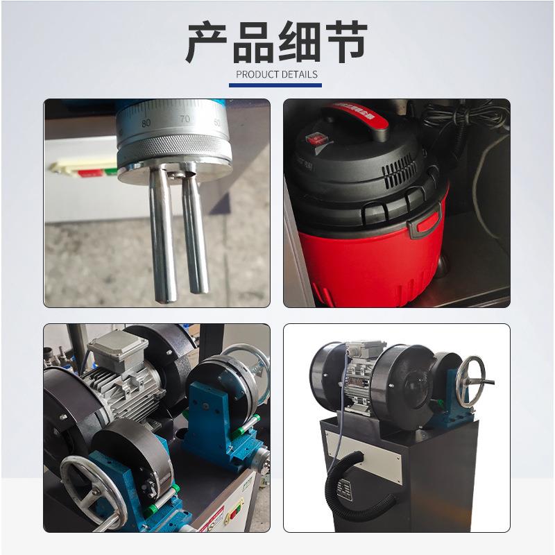 业制造带吸片尘双头磨片专机/磨机 CRCREE-600EE-6009头厂家供应