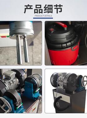 业制造带吸片尘双头磨片专机/磨机 CRCREE-600EE-6009头厂家供应