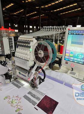 头片绣自动电脑绣花机金DS-J1201 Compu全terized Em单broidery M