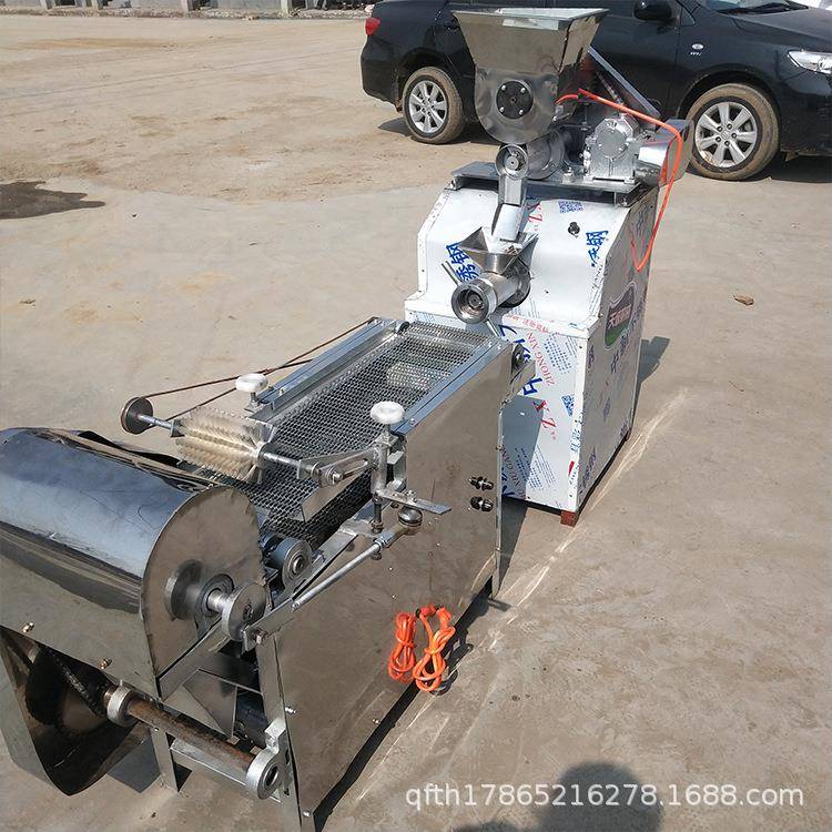 好操自熟牛筋面机  多功能辣条机电介绍作家用辣片233机介绍