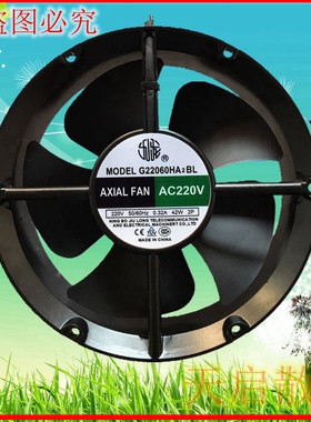 全新九龙G22060HA1/HA2/HA3BL/BT/BL-C/BT-C CW风机220V风扇20060