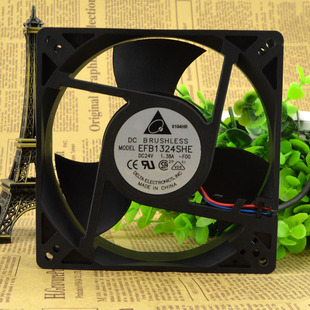 EFB1324SHE 1.38A 喏尼 24V 大风量轴流变频风扇 127 38MM