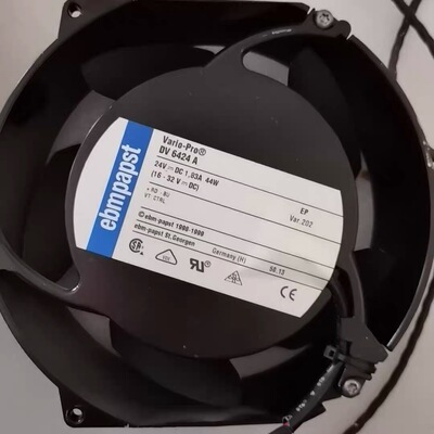 DV6424A原装德国ebmpapst 24V 44W 1.83A 三线带调速散热风扇