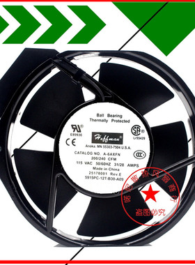 Anoka.MN55303-7504 U.S.A A-6AXFN 115V 5915PC-12T-B30-A09风机