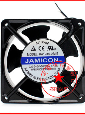 全新JAMICON 12038 12CM KA1238L2B1E 220V 0.10A 变频器工业风机