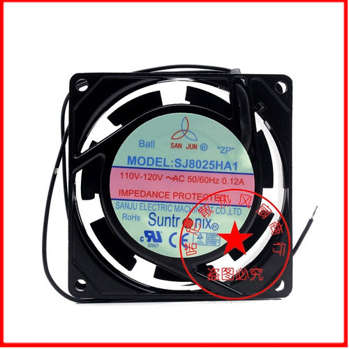Sangee/三巨 SJ8025HA1 8025 110-120V 0.12A 机柜 铝框 交流电机