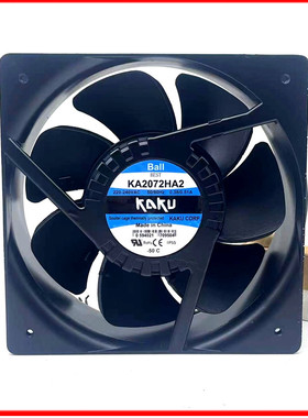 卡固KAKU风机KA2072HA2 AC220V 0.38A BALL滚珠轴承交流风机20CM
