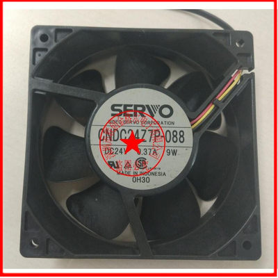 CNDC24Z7P-088 DC24V 0.37A 9W 三线 原装正品日本SERVO 轴流风扇