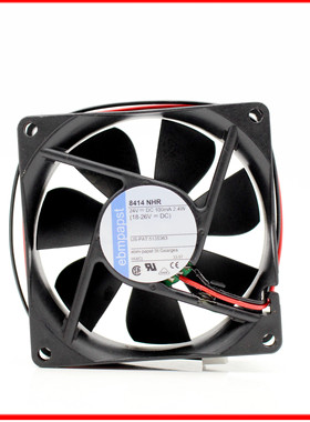 8414NHR 24VDC 100MA 2.4W原装正品德国ebmpapst高端设备轴流风扇