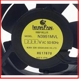 育良IKURA N3951MVL 220V 50/60HZ 9025 9225 铁叶耐高温风扇