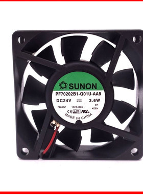 全新SUNON 建准PF70202B1-Q01U-AA9 DC24V 3.6W 7020 7CM散热风扇
