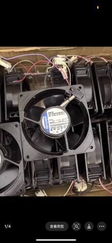 德国4656ZH 4686ZH 4656ZWH AC230V 5线带温控 全金属耐高温风扇