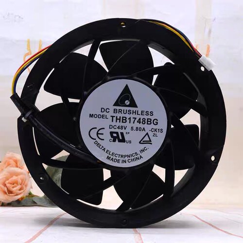 包邮变频器风扇 48V5.8A THB1748BG 17CM ATV610 132KW暴力扇