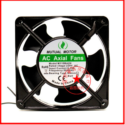 原装MUTUAL MOTOR M115BA2H M115BA1金属风扇H 12CM 200/240V
