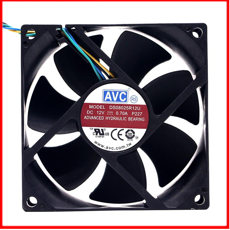 AVC8025四线PWM大风量散热风扇