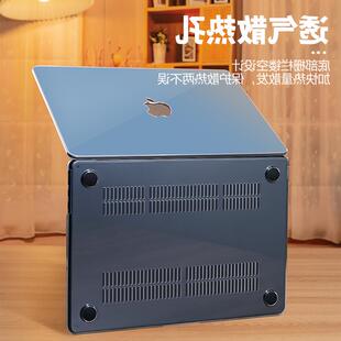 适用苹果macbookair保护壳mac笔记本2023M2电脑pro套macpro14寸13透明macbookairm2膜M1配件2022软16mbp15 M3
