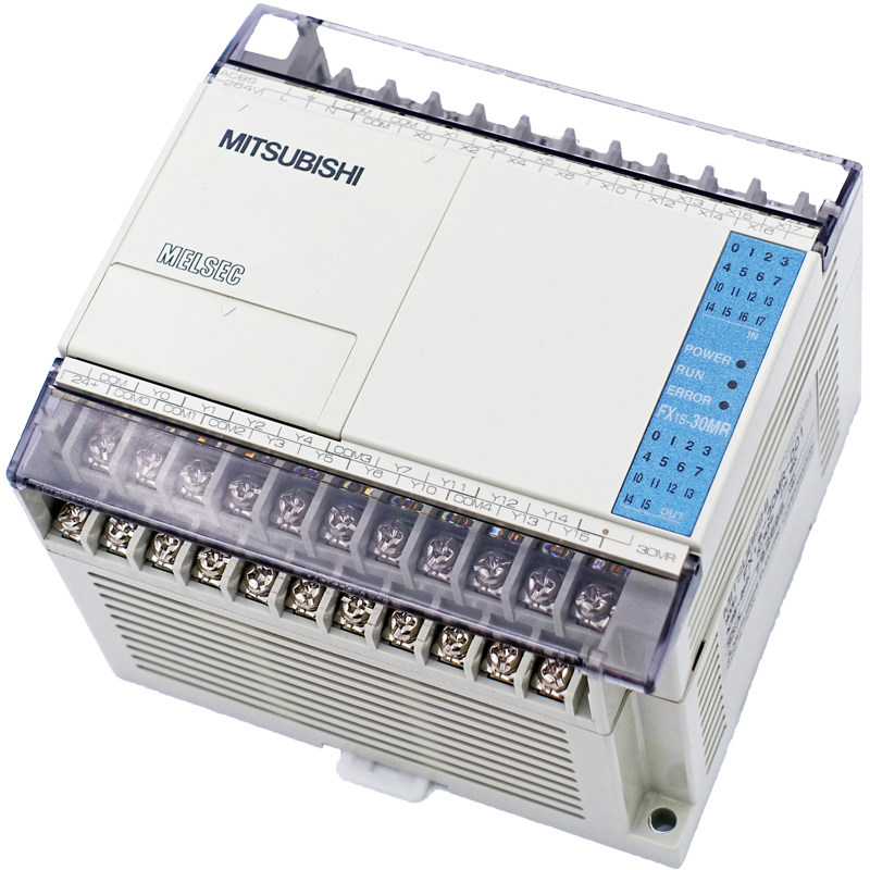 全新原装三菱plc可编程控制器fx1s-10 14 20 30mr-ds/mt-dss 欧版