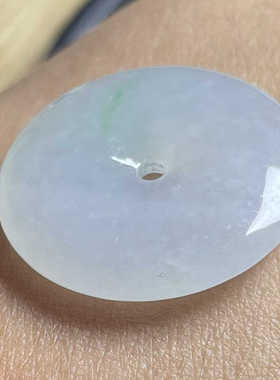 雕刻a货一物一图复古平安扣翡翠