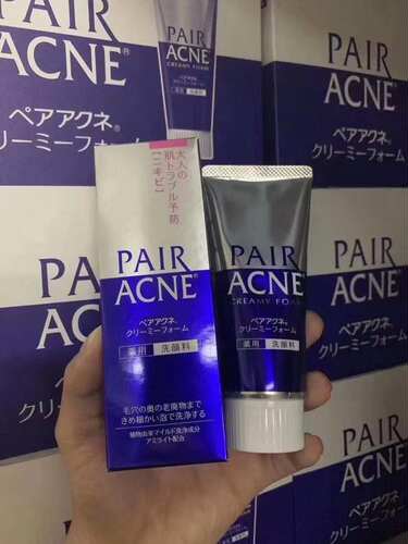 日本进口狮王PAIR ACNE祛痘洗面奶洁面乳80g抗粉刺暗疮泡沫洗颜