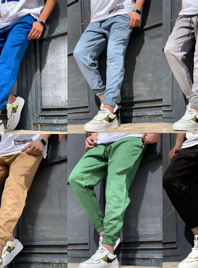 Trendy baggy overalls straight-leg pants宽松工装裤束脚直筒裤