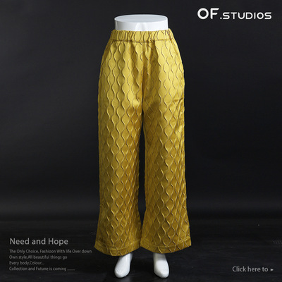 高腰休闲时尚重工长裤