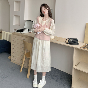 【】26春韩系甜美风连衣裙两件套2C251-6287-P175-K238图片