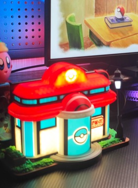 任天堂Switch2主机底座装饰外壳NS创意底座带灯效桌搭