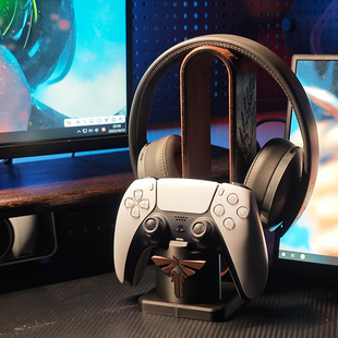 通用耳机挂架索尼PS5游戏标志电竞桌面个性摆件支架游戏机配件