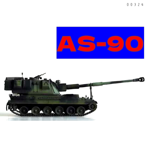 包邮 00324 英国AS90 155mm自行榴弹炮 1/35小号手模型