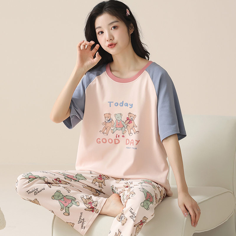 卡之恋女纯棉睡衣夏季