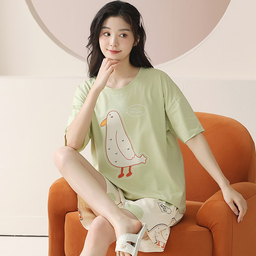 卡之恋女纯棉睡衣夏季