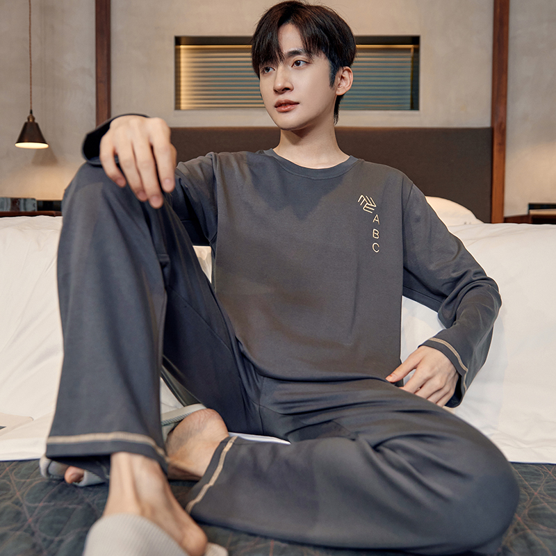 卡之恋男纯棉新款睡衣