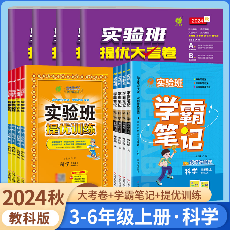 2024秋新版实验班学霸笔记