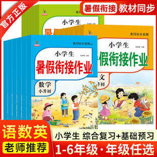 暑假衔接作业语文数学英语一年级升二年级升三升四升五升六年级上册人教全套教材预习复习一本通小升初学期暑假作业 老师推荐