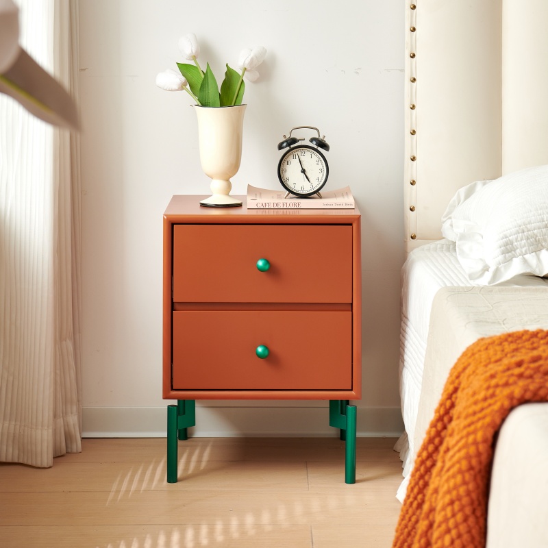 床头柜现代简约多巴胺收纳柜