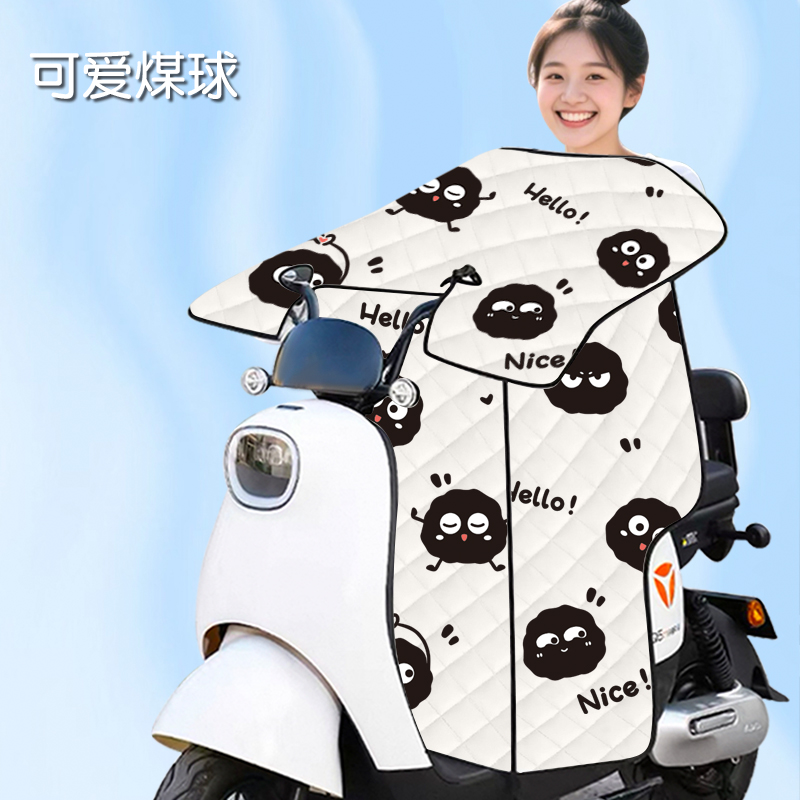 电动车挡风被2025新款夏防晒挡风薄款防风罩隔热遮阳双面防水防雨