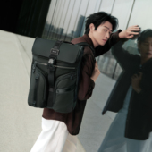 新年礼物 ALPHA TUMI 途明 魏大勋同款 BRAVO男士 翻盖双肩包