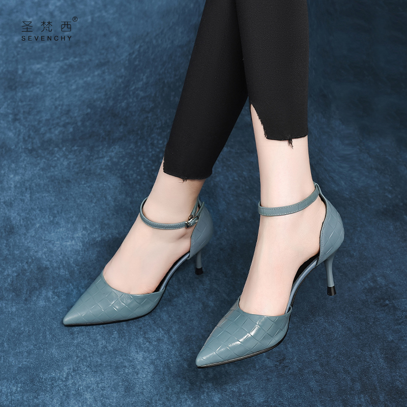 头层牛皮 优雅细跟 气质百搭