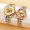 Men's gold and white steel + women's double steel (a pair of imported movements)