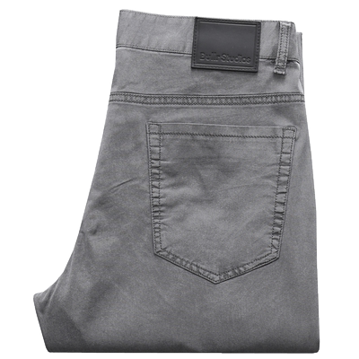 梵默拉链直筒长裤水洗