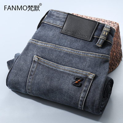 2025新款美式牛仔裤男士高端水洗