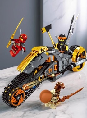 中国积木幻影忍者系列70672寇的越野战车男孩益智拼装玩具11327