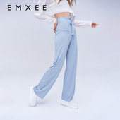 外穿阔腿裤 子夏季 嫚熙孕妇裤 垂感显瘦托腹孕期直筒休闲裤 特惠