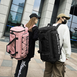 男女旅行包大容量运动健身包手提短途旅游包多功能行李袋双肩背包