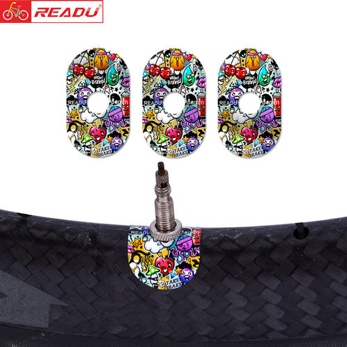 自行车公路车气嘴贴轮组气嘴贴